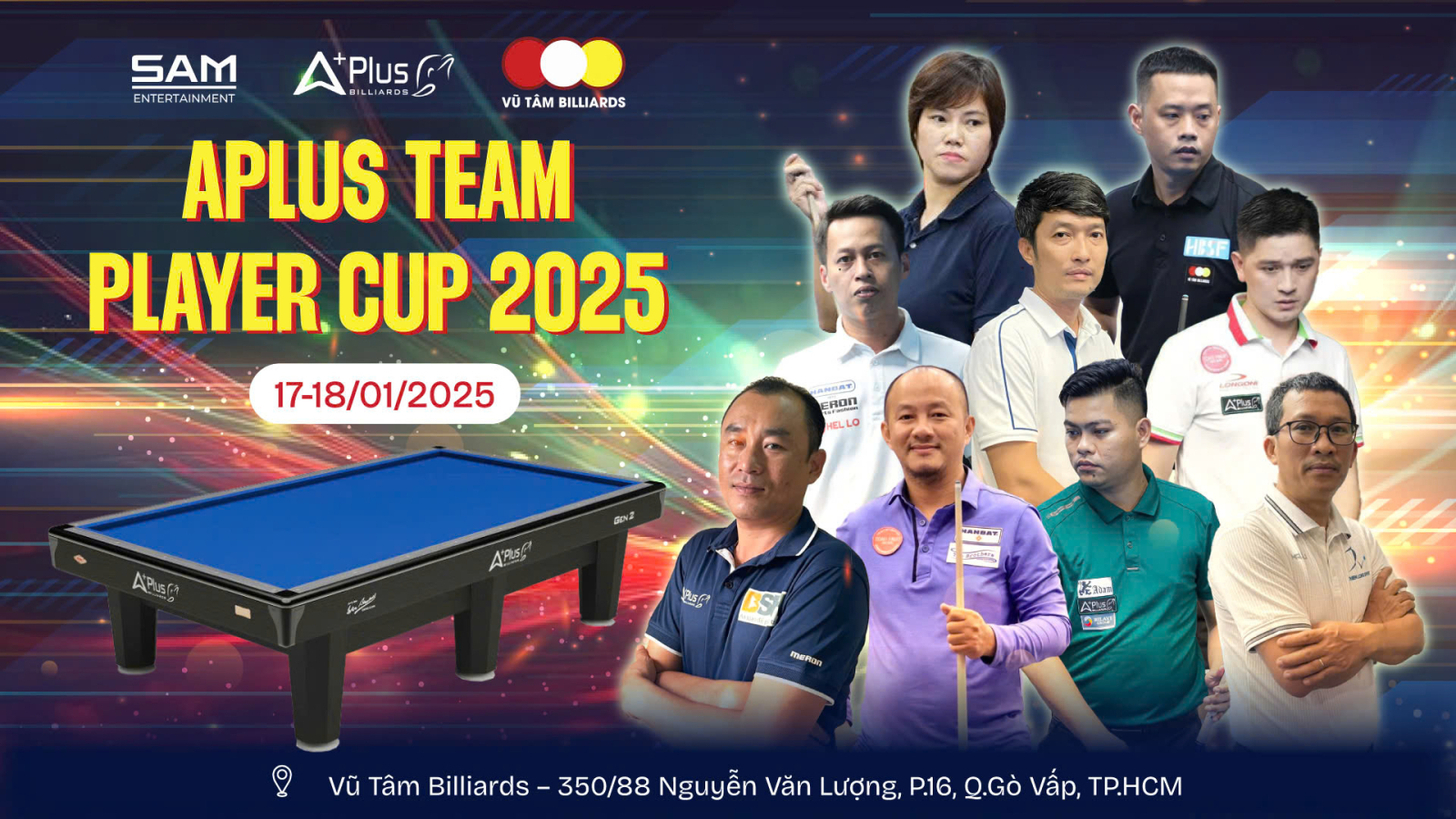 KHỞI TRANH APLUS TEAM PLAYER CUP 2025 – SỰ KIỆN ĐỈNH CAO MỞ MÀN NĂM MỚI!