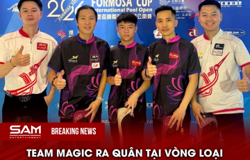 TEAM MAGIC RA QUÂN TẠI VÒNG LOẠI FORMOSA CUP INTERNATIONAL POOL OPEN 2026