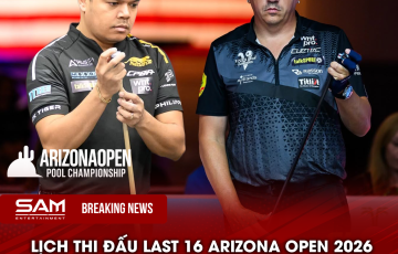 LỊCH THI ĐẤU LAST 16 ARIZONA OPEN 2026: NHIỀU CẶP ĐẤU ĐỈNH CAO, SHANE VAN BOENING ĐỤNG ĐỘ CARLO BIADO