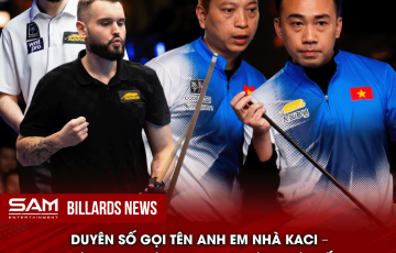 HOÀNG SAO – NAM PHẠM CÙNG TÁI ĐẤU ANH EM NHÀ KAÇI TẠI NỘI DUNG 10-BALL ĐƠN