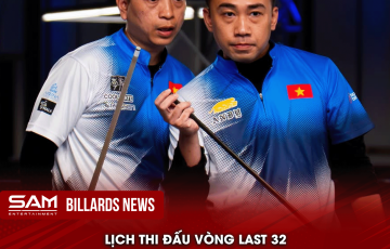 LỊCH THI ĐẤU LAST 32 ARAMITH MEN’S OPEN 2026