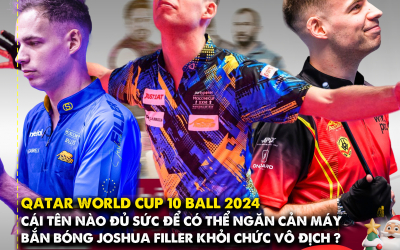 Ai đủ sức cản bước Joshua Filler chạm tay vào ngôi vương tại Qatar World Cup 10-Ball 2024?