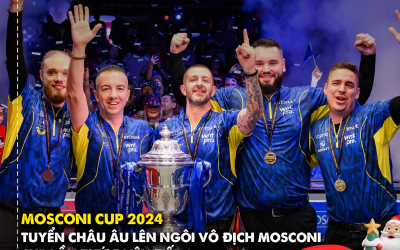 CHÂU ÂU VÔ ĐỊCH MOSCONI CUP LẦN THỨ 5 LIÊN TIẾP