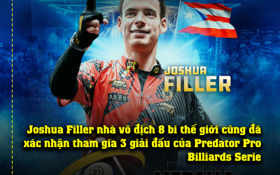 Joshua Filler Tái Xuất Cùng Vợ Tại Giải Đấu Predator Pro Billiards Series