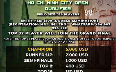 Giải Billiards Pool 9 bi quốc tế TPHCM Open có số tiền thưởng kỷ lục