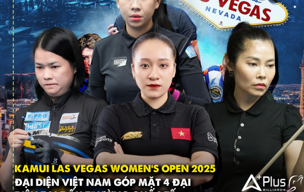 KAMUI LAS VEGAS WOMEN'S OPEN: ĐẠI DIỆN VIỆT NAM GÓP MẶT 4 ĐẠI DIỆN TẠI ĐẤU TRƯỜNG QUỐC TẾ