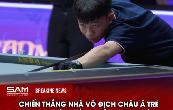 Nguyễn Tiến Trung thắng 8-6 ở bán kết, chính thức vào chung kết Junior tại Formosa Cup International Pool Open 2026