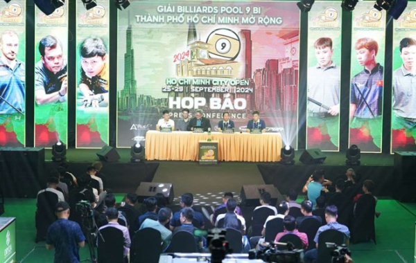 238 cơ thủ dự Giải billiards quốc tế TPHCM