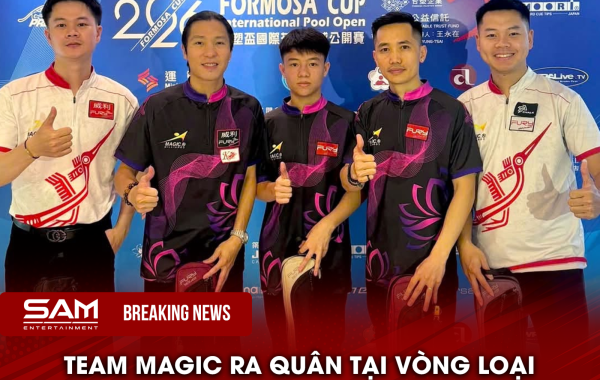TEAM MAGIC RA QUÂN TẠI VÒNG LOẠI FORMOSA CUP INTERNATIONAL POOL OPEN 2026