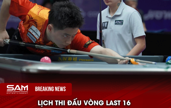 Lịch thi đấu Last 16 Formosa Cup International Pool Open 2026