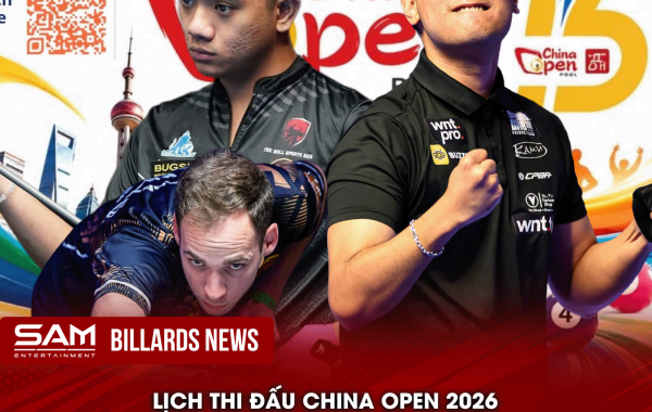 Lịch thi đấu Last 32 China Open 2026 ngày 11/09