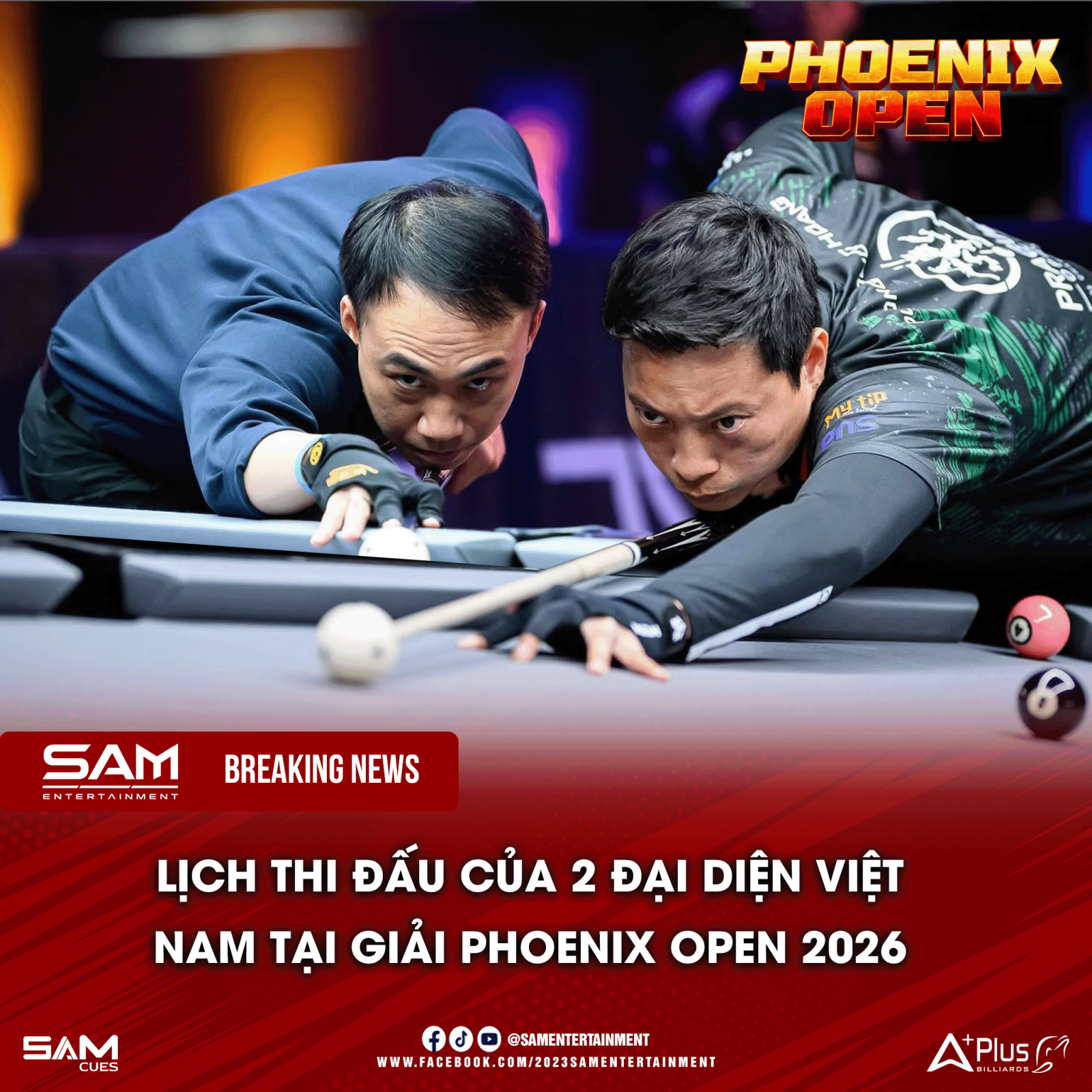 Lịch thi đấu của Dương Quốc Hoàng và Phạm Phương Nam tại Phoenix Open 2026
