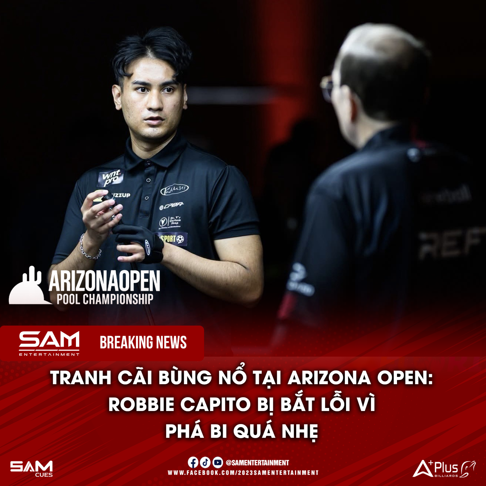 TRANH CÃI BÙNG NỔ TẠI ARIZONA OPEN: ROBBIE CAPITO BỊ BẮT LỖI VÌ PHÁ BI QUÁ NHẸ