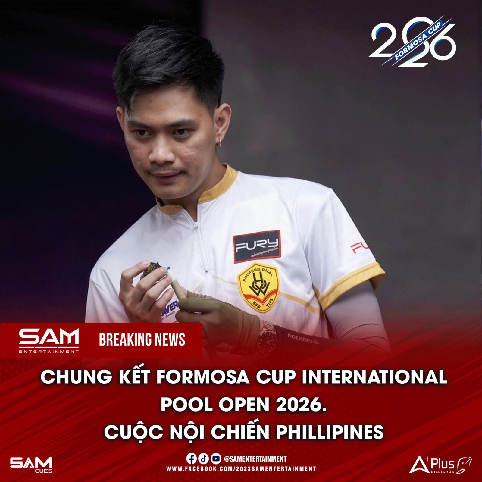 Chung kết Formosa Cup International Pool Open 2026: Cuộc nội chiến Philippines giữa Alexis Ferrer và Kyle Amorot